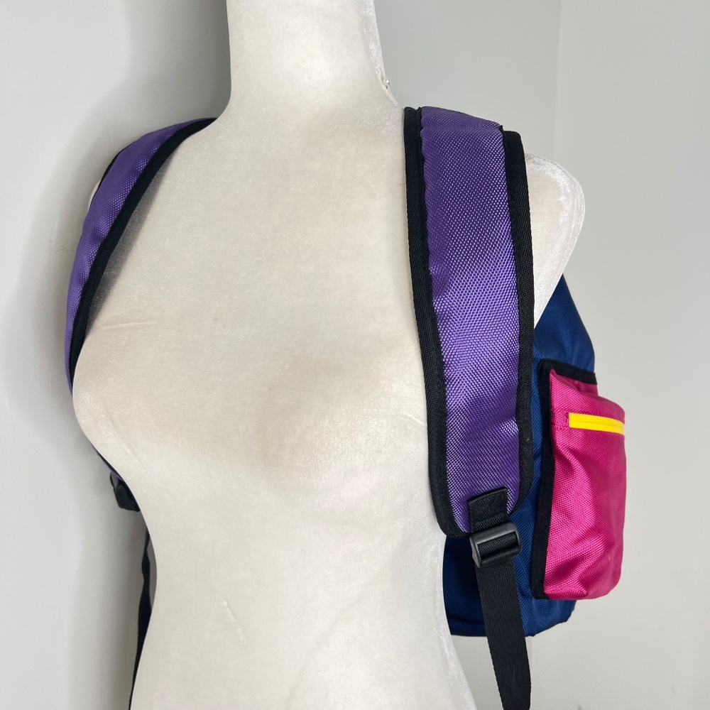 Teddy Fresh Colorblock Canvas Drawstring Backpack - image 7